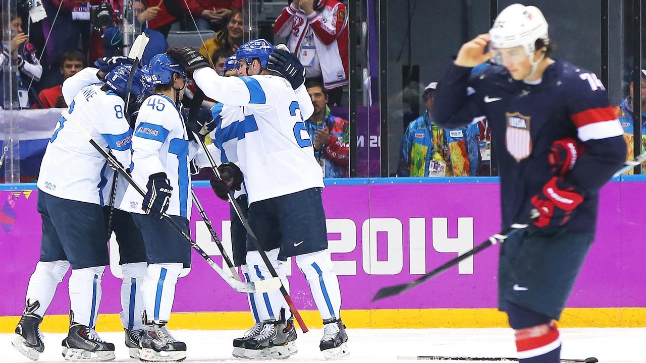 US men lose 5-0 to Finland, fail to medal in hockey
